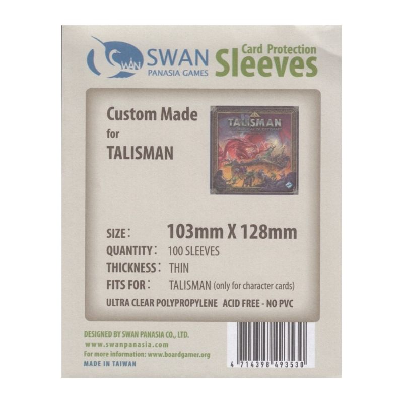Swan Card Sleeves: 103x128 mm Talisman -100 per pack